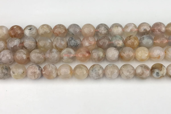 CAA5283 15.5 inches 12mm round sakura agate gemstone beads