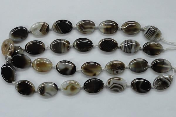 CAA531 15.5 inches 22*30mm oval madagascar agate gemstone beads