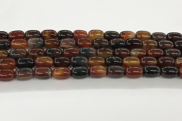 CAA5350 15.5 inches 10*14mm drum agate gemstone beads