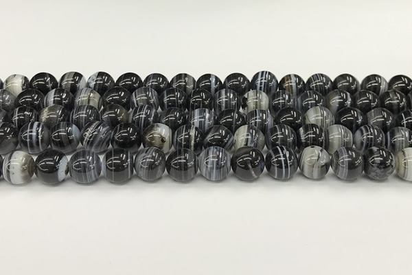 CAA5432 15.5 inches 10mm round agate gemstone beads