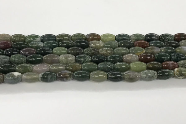 CAA5445 15.5 inches 8*12mm rice agate gemstone beads