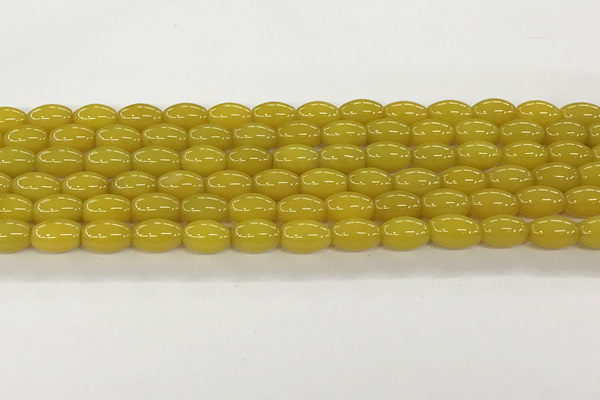 CAA5448 15.5 inches 8*12mm rice agate gemstone beads