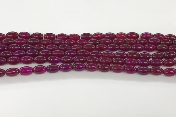 CAA5453 15.5 inches 8*12mm rice agate gemstone beads