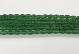 CAA5454 15.5 inches 8*12mm rice agate gemstone beads
