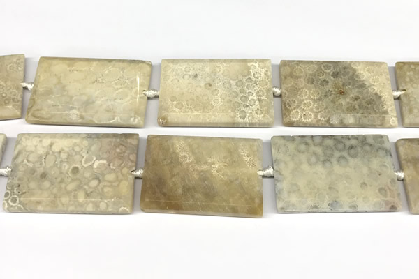 CAA5730 35*48mm - 36*55mm rectangle chrysanthemum agate beads