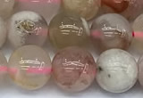 CAA5816 15 inches 8mm round sakura agate beads