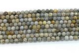 CAA6120 15.5 inches 4mm round bamboo leaf agate gemstone beads