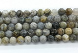 CAA6123 15.5 inches 10mm round bamboo leaf agate gemstone beads