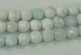 CAA710 15.5 inches 8mm faceted round fire crackle agate beads