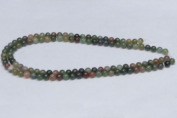 CAB432 15.5 inches 7mm round indian agate gemstone beads wholesale
