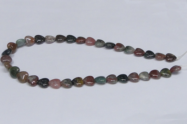 CAB454 15.5 inches 12*12mm heart indian agate gemstone beads