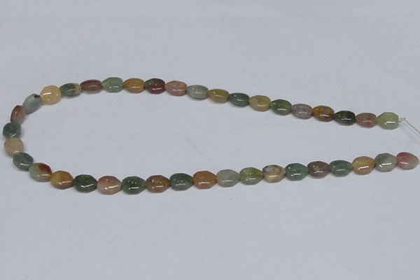 CAB467 15.5 inches 8*10mm freeform indian agate gemstone beads