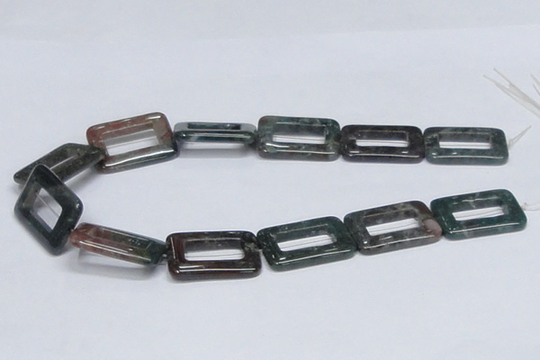 CAB471 15.5 inches 22*32mm rectangle indian agate gemstone beads