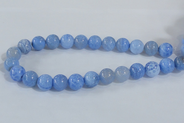 CAB649 15.5 inches 16mm round fire crackle agate beads wholesale