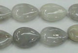 CAB908 15.5 inches 13*18mm flat teardrop natural crazy agate beads