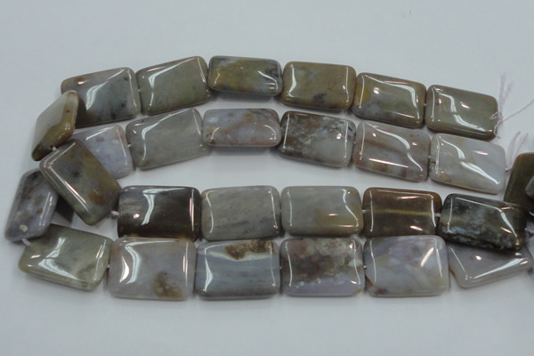 CAB961 15.5 inches 20*30mm rectangle ocean agate gemstone beads