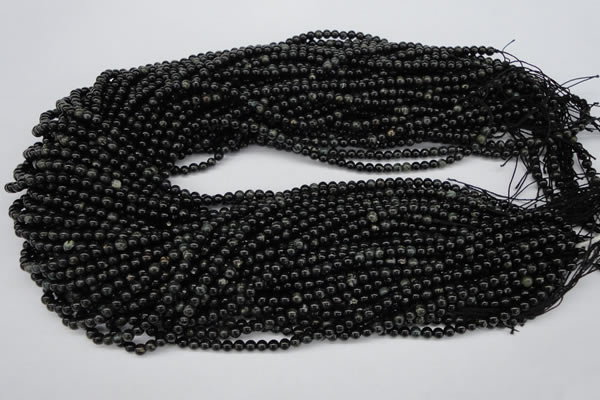 CAE01 15.5 inches 4mm round astrophyllite beads wholesale
