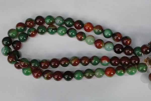 CAG1003 15.5 inches 14mm round rainbow agate beads wholesale
