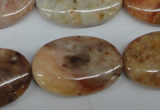 CAG1095 15.5 inches 20*30mm oval Morocco agate beads wholesale