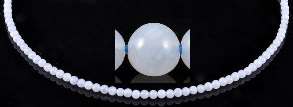 CAG127 Smooth round 3mm blue lace agate gemstone beads wholesale