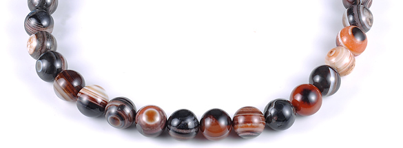 CAG148 13mm smooth round madagascar agate stone beads Wholesale