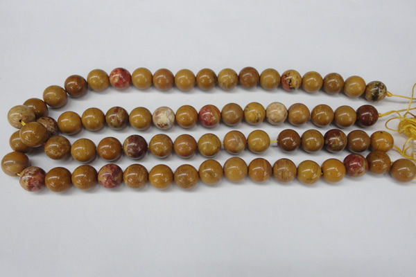 CAG1745 15.5 inches 12mm round golden agate beads wholesale