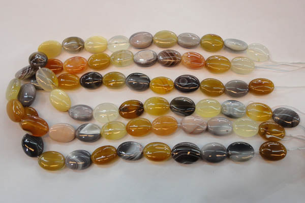CAG2360 15.5 inches 13*18mm oval African botswana agate beads