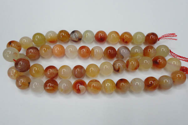 CAG2377 15.5 inches 16mm round red agate beads wholesale