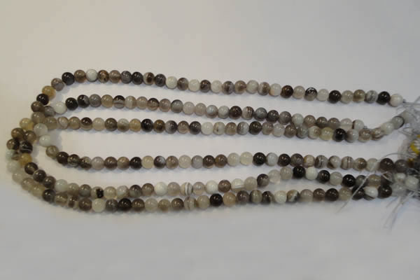 CAG2411 15.5 inches 6mm round Chinese botswana agate beads