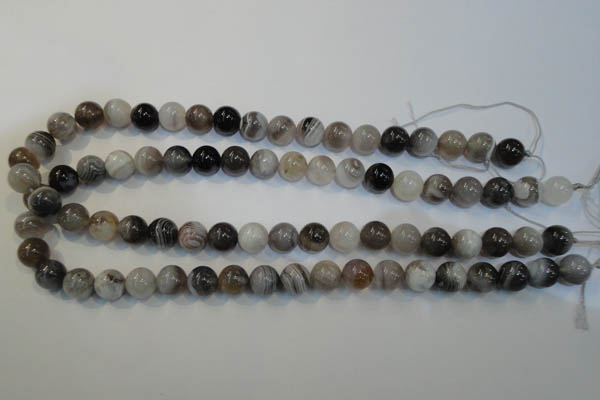 CAG2413 15.5 inches 10mm round Chinese botswana agate beads