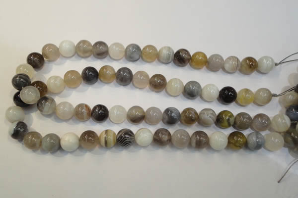 CAG2414 15.5 inches 12mm round Chinese botswana agate beads