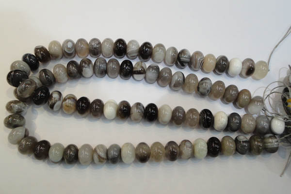 CAG2432 15.5 inches 10*14mm rondelle Chinese botswana agate beads