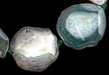 CAG329 rough agate nugget shape  gemstone beads Wholesale