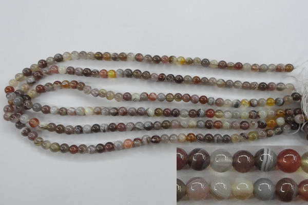 CAG3681 15.5 inches 6mm round botswana agate beads wholesale