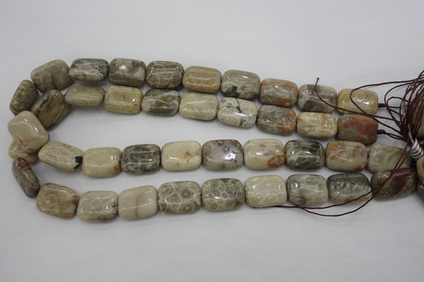 CAG3893 15.5 inches 15*20mm rectangle chrysanthemum agate beads