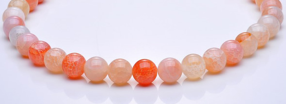 CAG39 12mm round dragon veins agate gemstone beads Wholesale