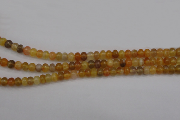 CAG4330 15.5 inches 5*7mm rondelle botswana agate gemstone beads