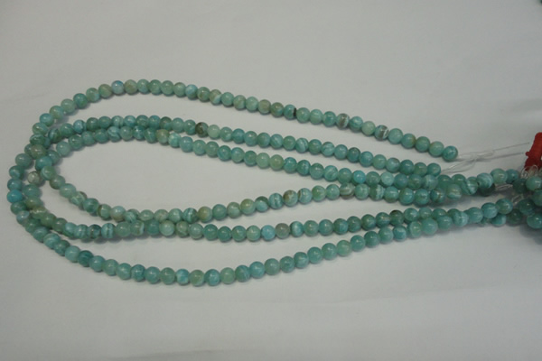 CAG4401 15.5 inches 6mm round dyed blue lace agate beads