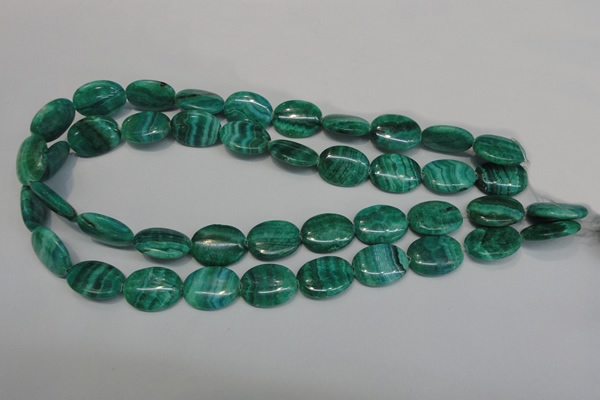 CAG4422 15.5 inches 15*20mm oval dyed blue lace agate beads