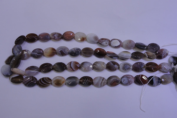 CAG4463 15.5 inches 12*16mm faceted oval botswana agate beads