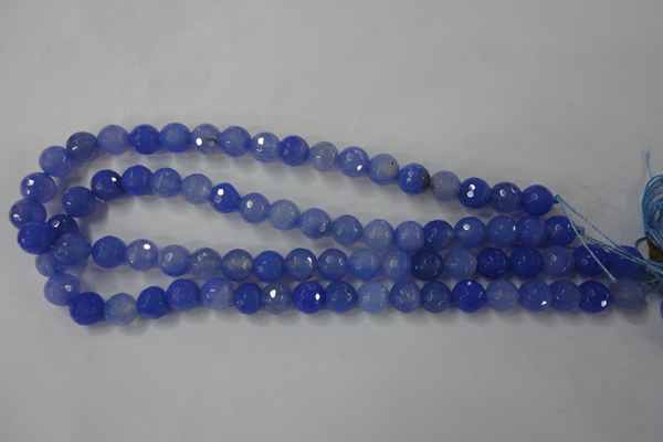 CAG4532 15.5 inches 10mm faceted round agate beads wholesale