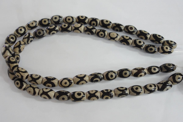 CAG5090 15.5 inches 8*12mm drum tibetan agate beads wholesale