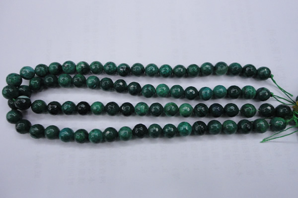 CAG5128 15.5 inches 10mm faceted round agate beads wholesale
