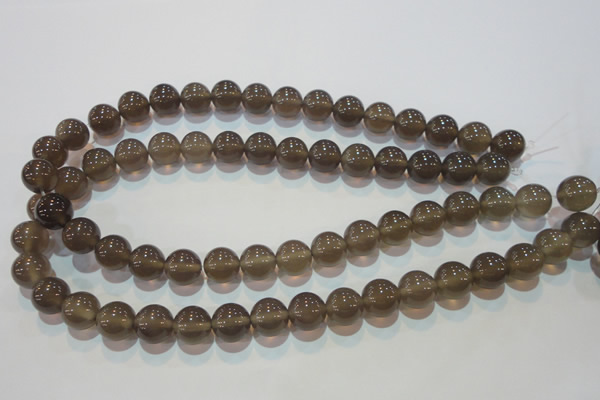 CAG5243 15.5 inches 12mm round Brazilian grey agate beads wholesale