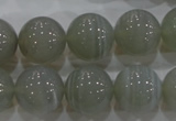 CAG5325 15.5 inches 16mm round grey line agate beads wholesale