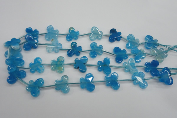 CAG5380 15.5 inches 16*20mm carved butterfly dragon veins agate beads