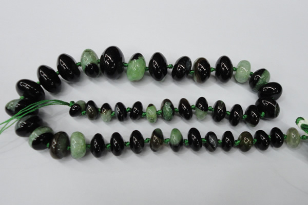 CAG5434 7*11mm – 15*22mm rondelle agate druzy geode agate beads