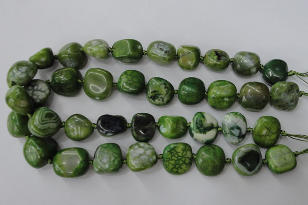 CAG5524 15.5 inches 18*20mm - 20*22mm nuggets agate gemstone beads