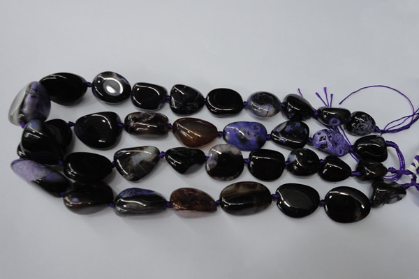 CAG5530 15.5 inches 14*18mm - 22*32mm nuggets agate gemstone beads
