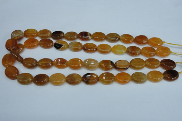 CAG5623 15 inches 13*16mm oval dragon veins agate beads wholesale